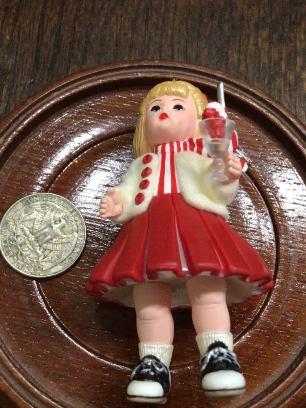 Vintage 2006 Hallmark Keepsake, Cherry Parfait  Madame Alexander. Brand new